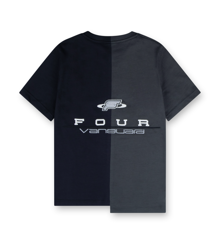 Split T-Shirt Black/ Raven