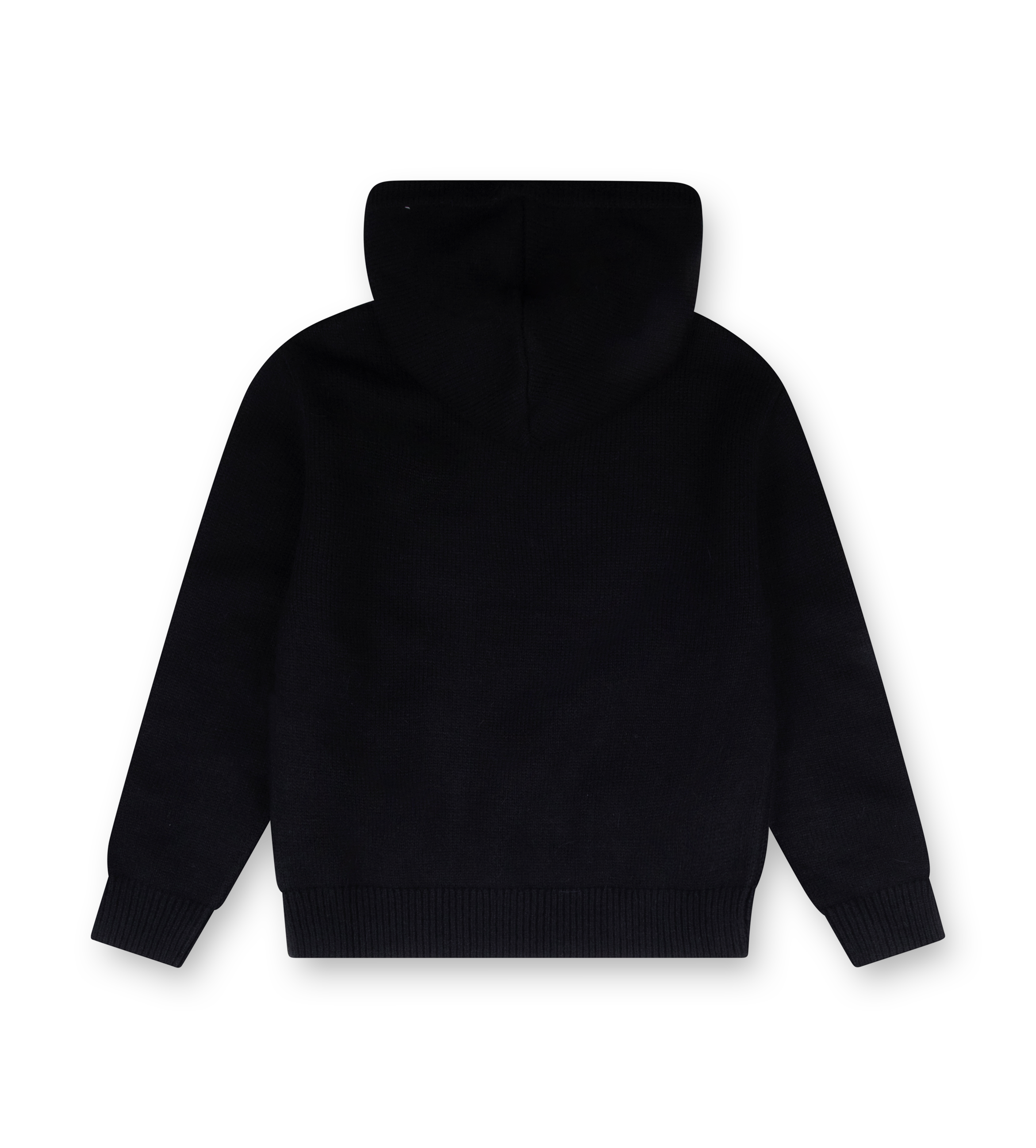 Knitted Hoodie Black/ White