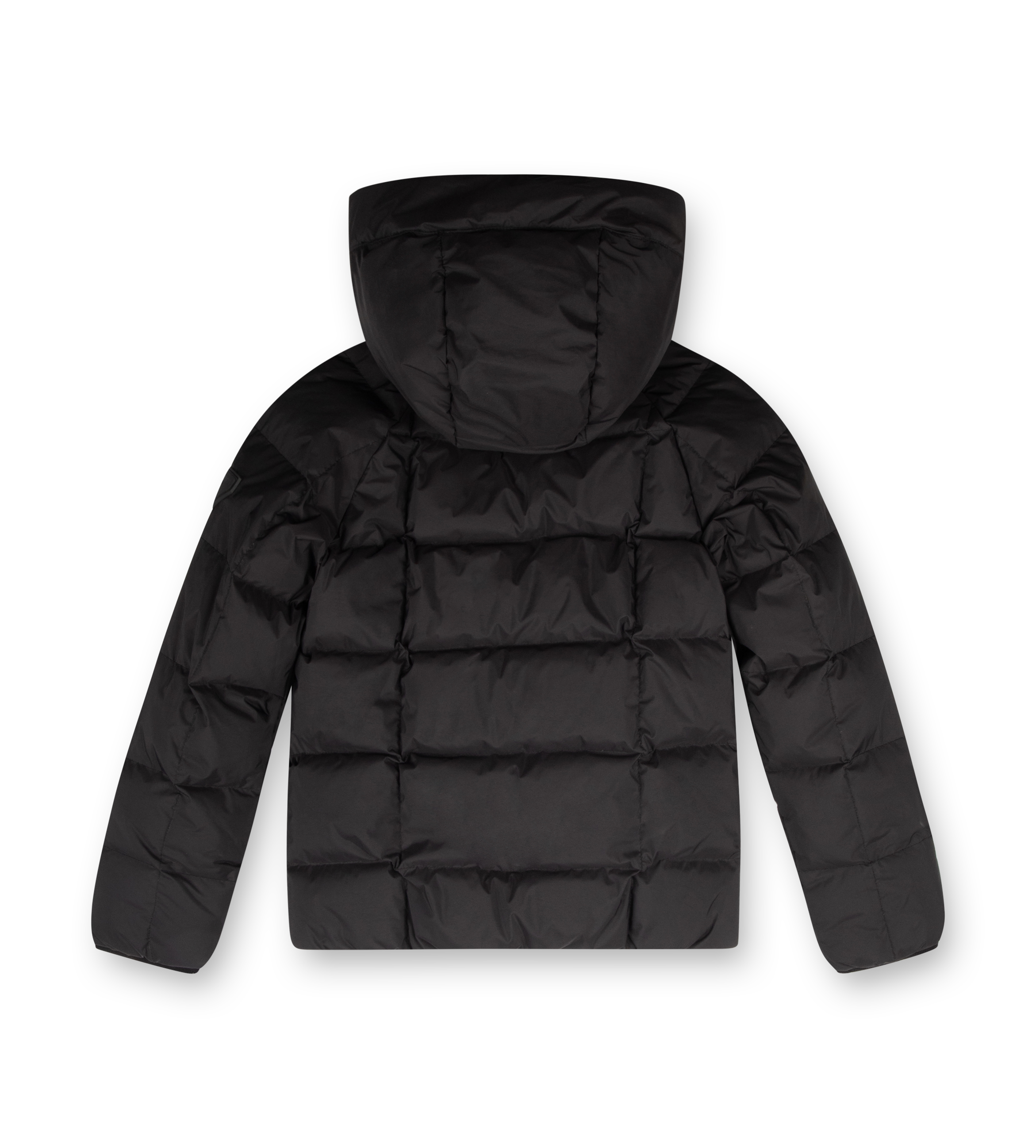 Square Logo Puffer Jacket Black