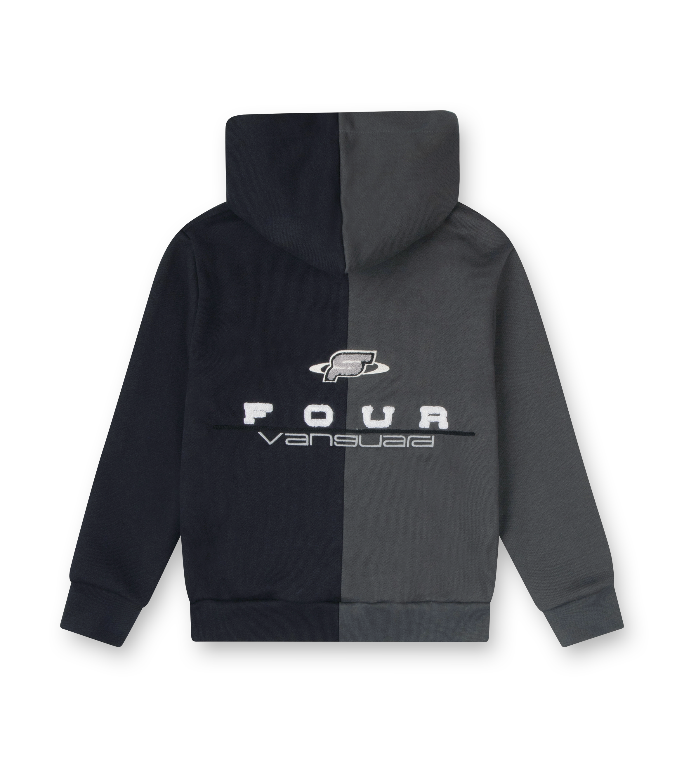 Split Hoodie Black/ Raven
