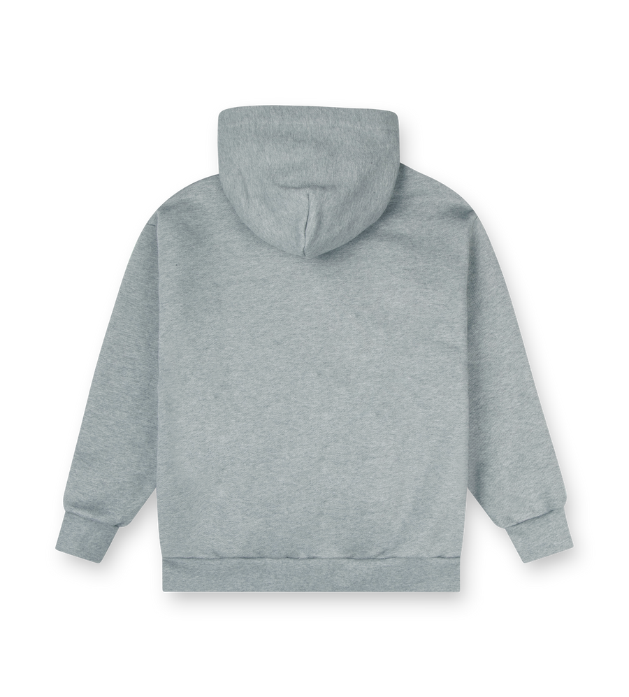 Compressed Hoodie Grey Melange