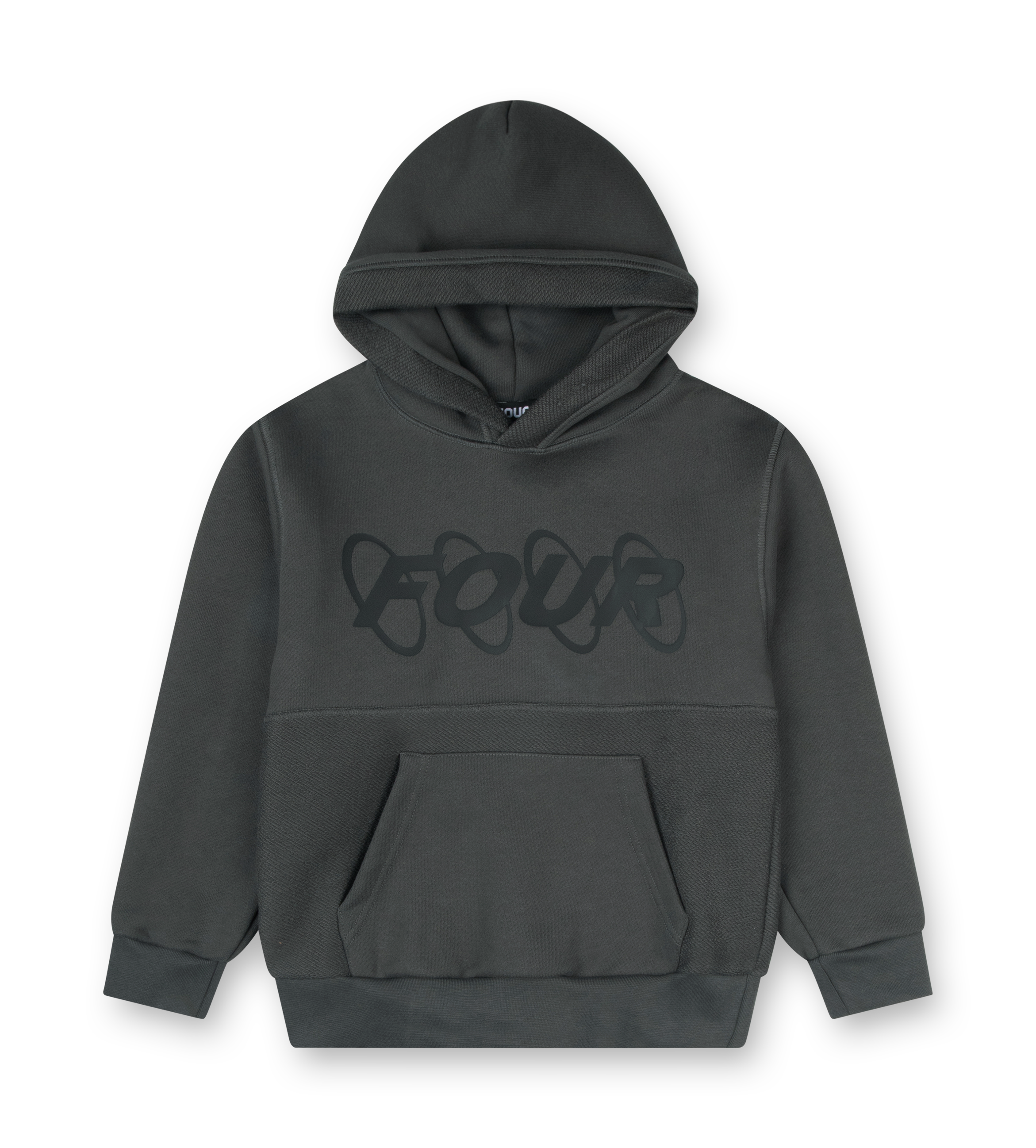 Circles Inside Out Hoodie Raven