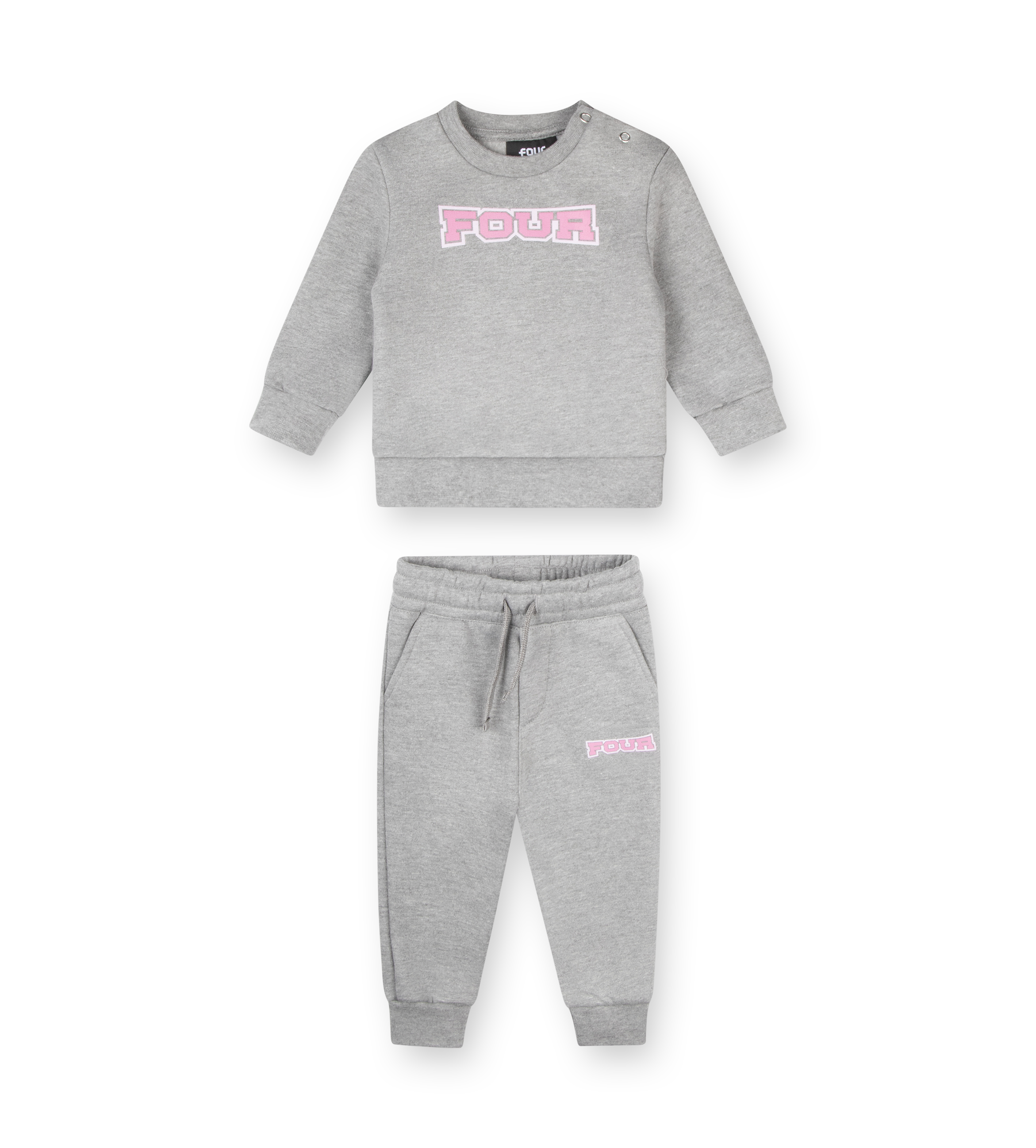 Baby Set Grey Melange