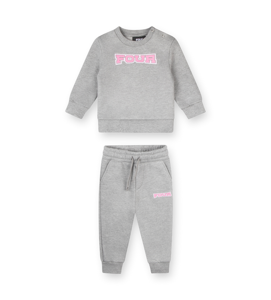 Baby Set Grey Melange