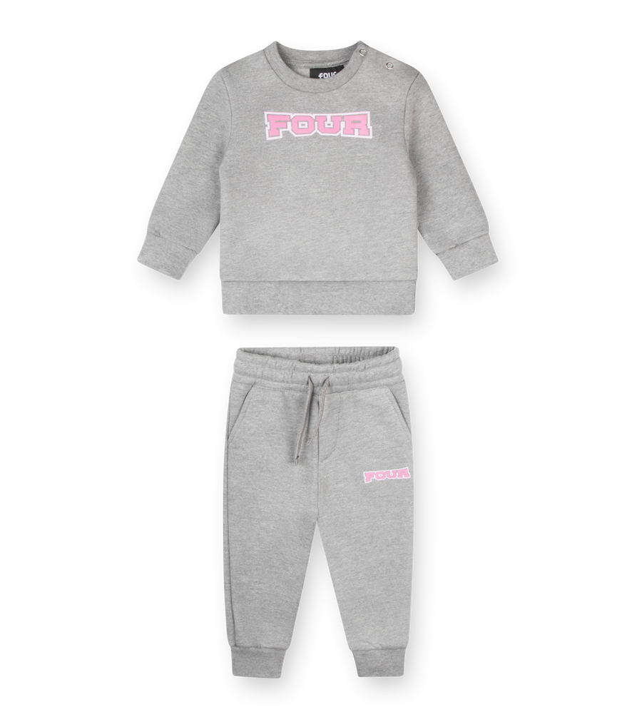 Baby Set Grey Melange