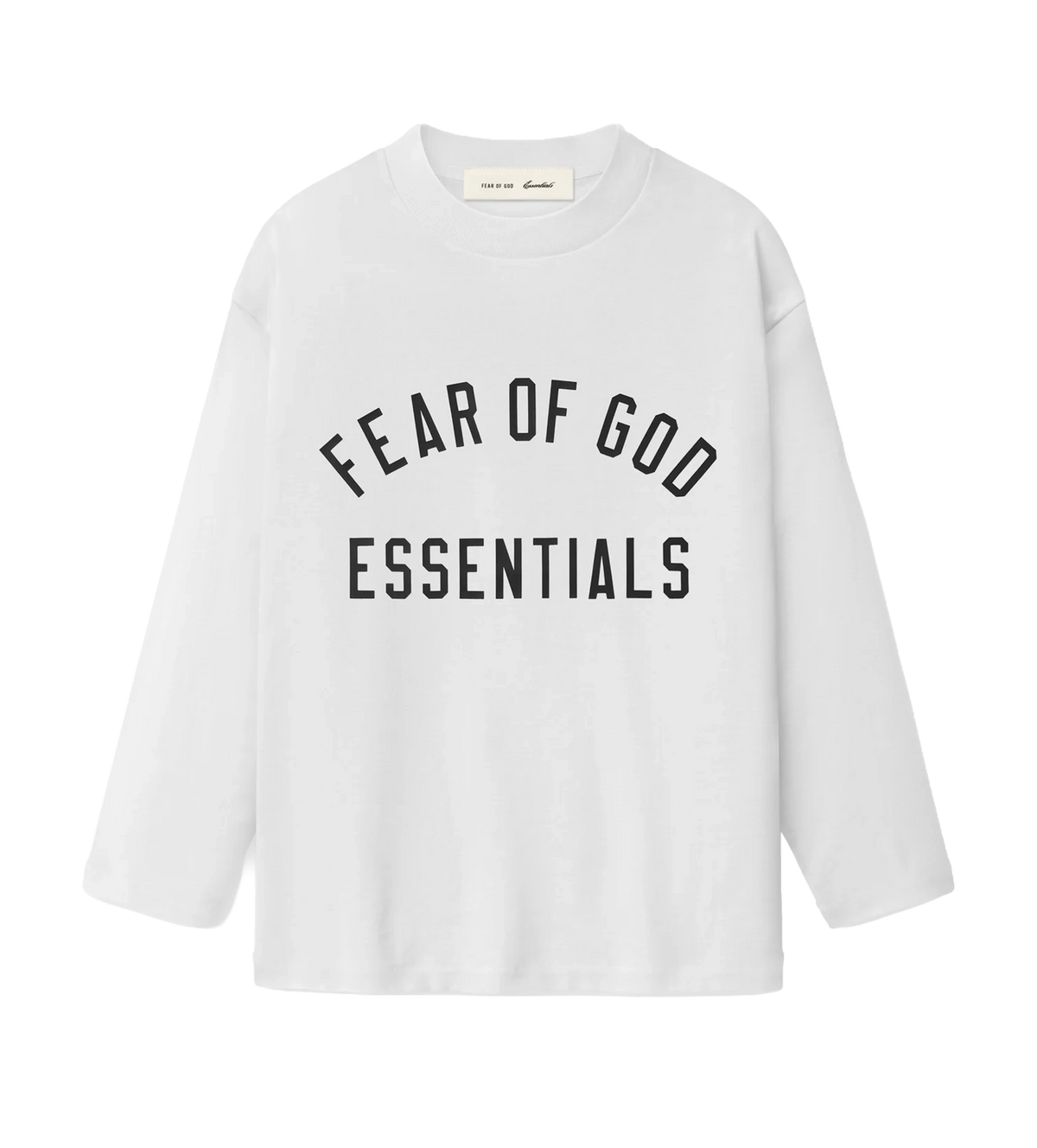 Kids Training 90s Long Sleeve Tee in White