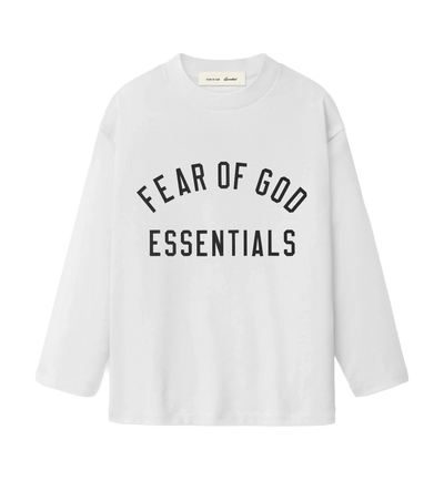 Kids Training 90s Long Sleeve Tee in White