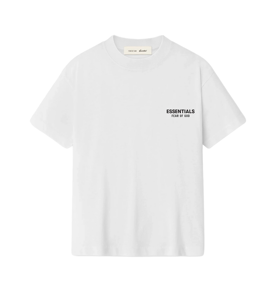 Essentials Kids Classic Short Sleeve Tee in White (Kids)