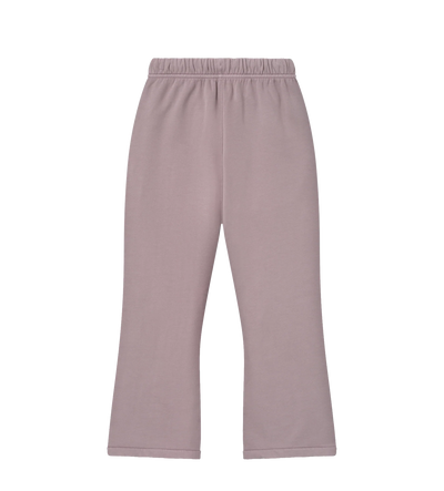 Kids Signature Flare Sweatpant in Faded Mauve