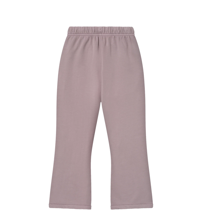 Kids Signature Flare Sweatpant in Faded Mauve
