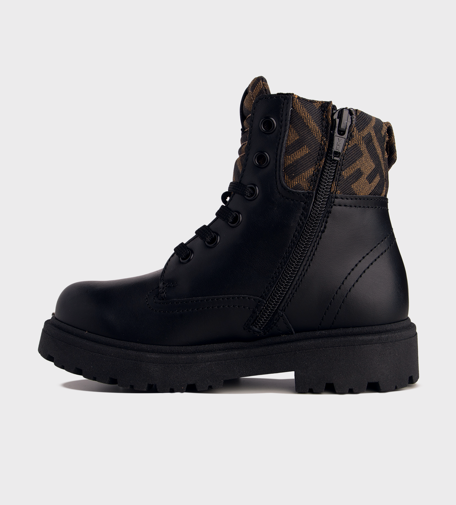 FF Logo Biker Boots