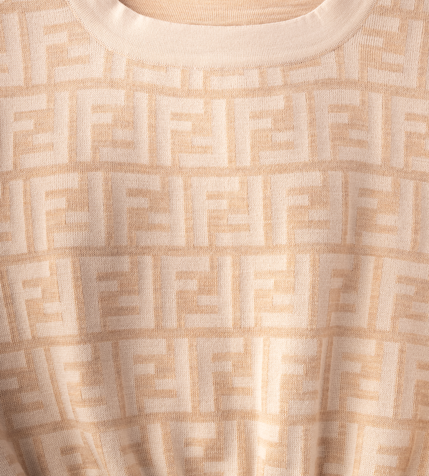 Reversible Knitted Dress Beige