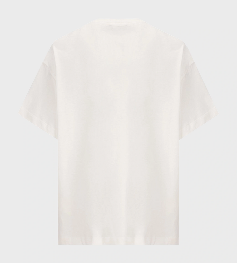 Fendi Jacquard Pocket T-Shirt Gesso in White (Kids)