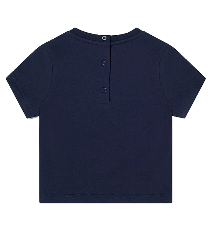 Fendi Geborduurd 1925 T-shirt Marineblauw