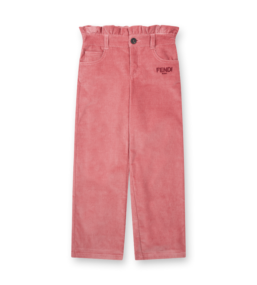 Fendi Corduroy Pants Rose Pink (Kids)