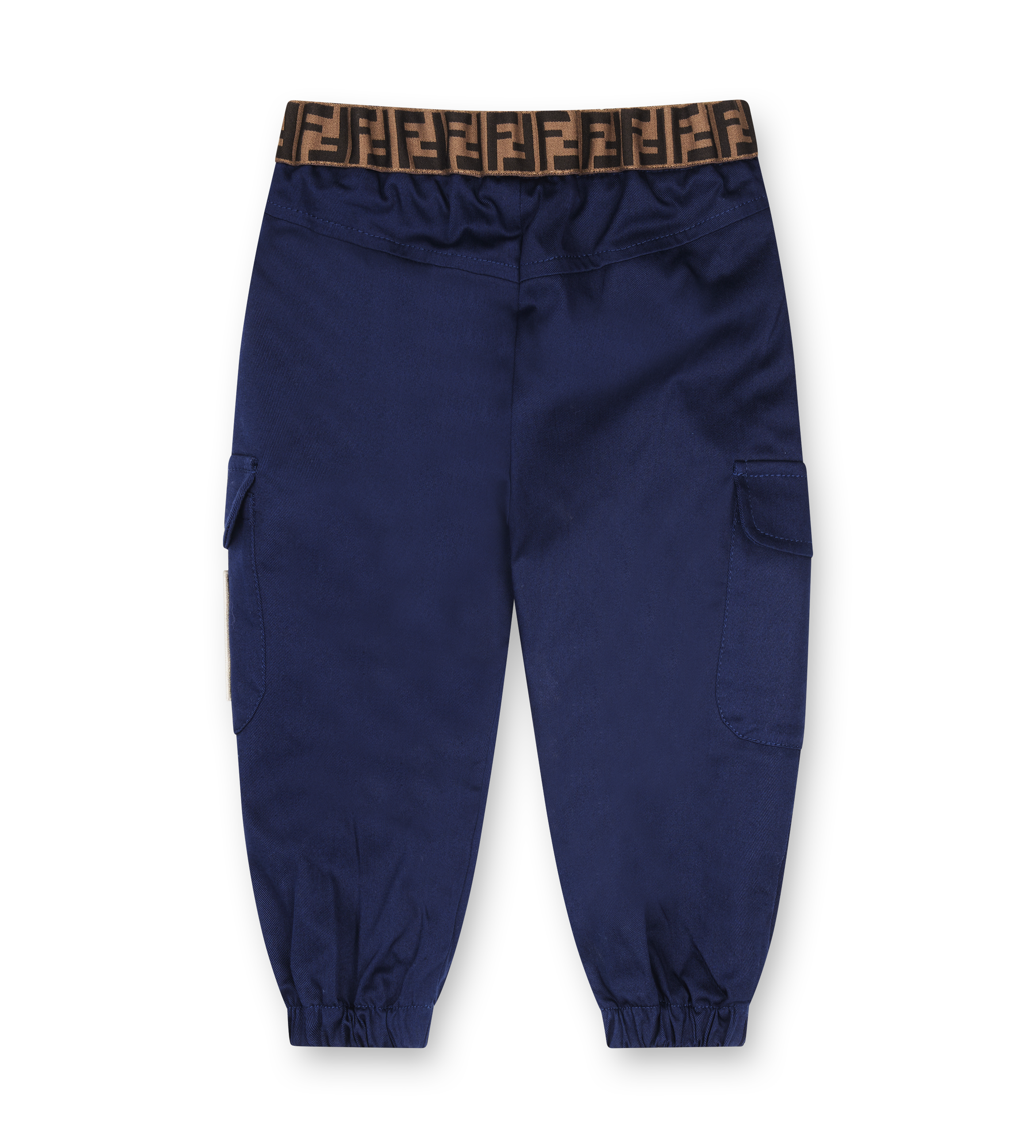 Fendi Gabardine Cargo Pants in Navy (Baby)