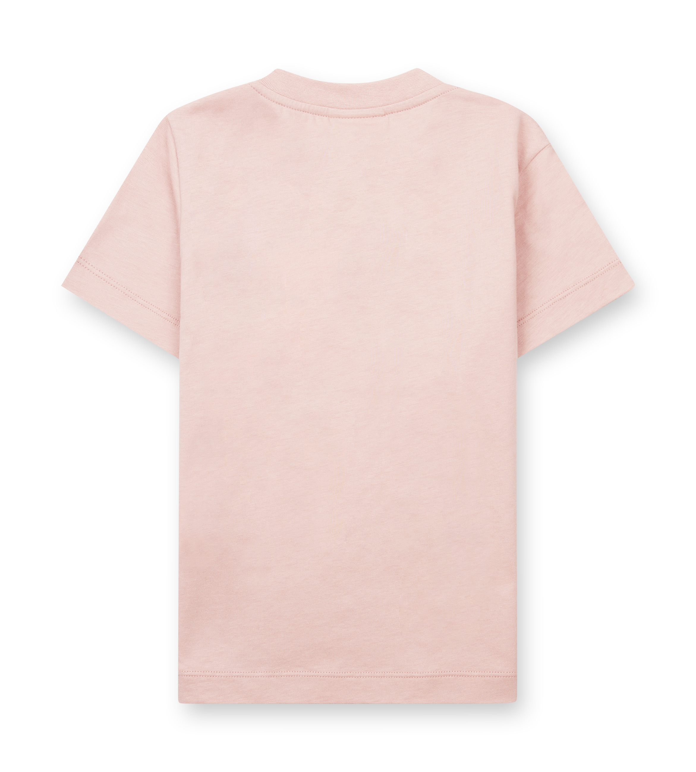 Pink t-shirt on a white background