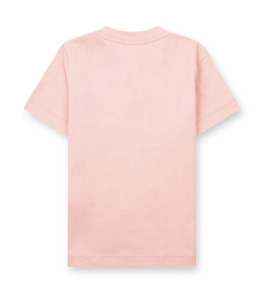 Pink t-shirt on a white background