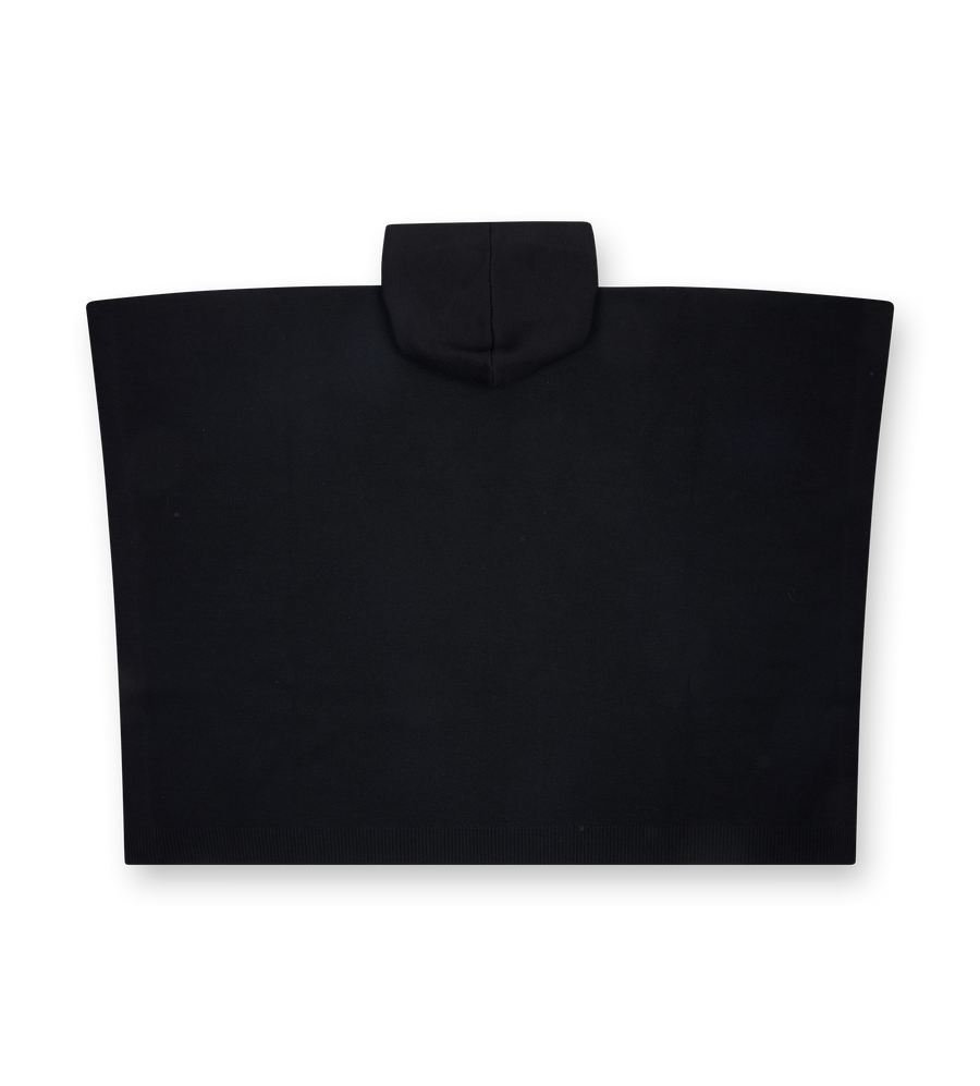 Fendi Hooded Poncho in Black