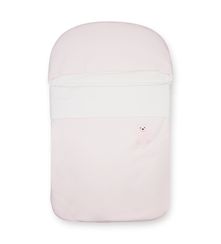 White wireless earbuds case on a white background