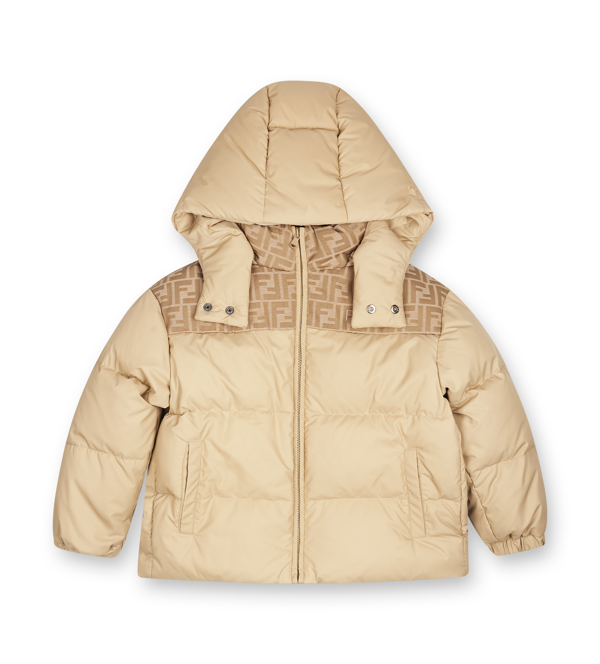 Fendi Puffer Jacket in Beige (Kids)