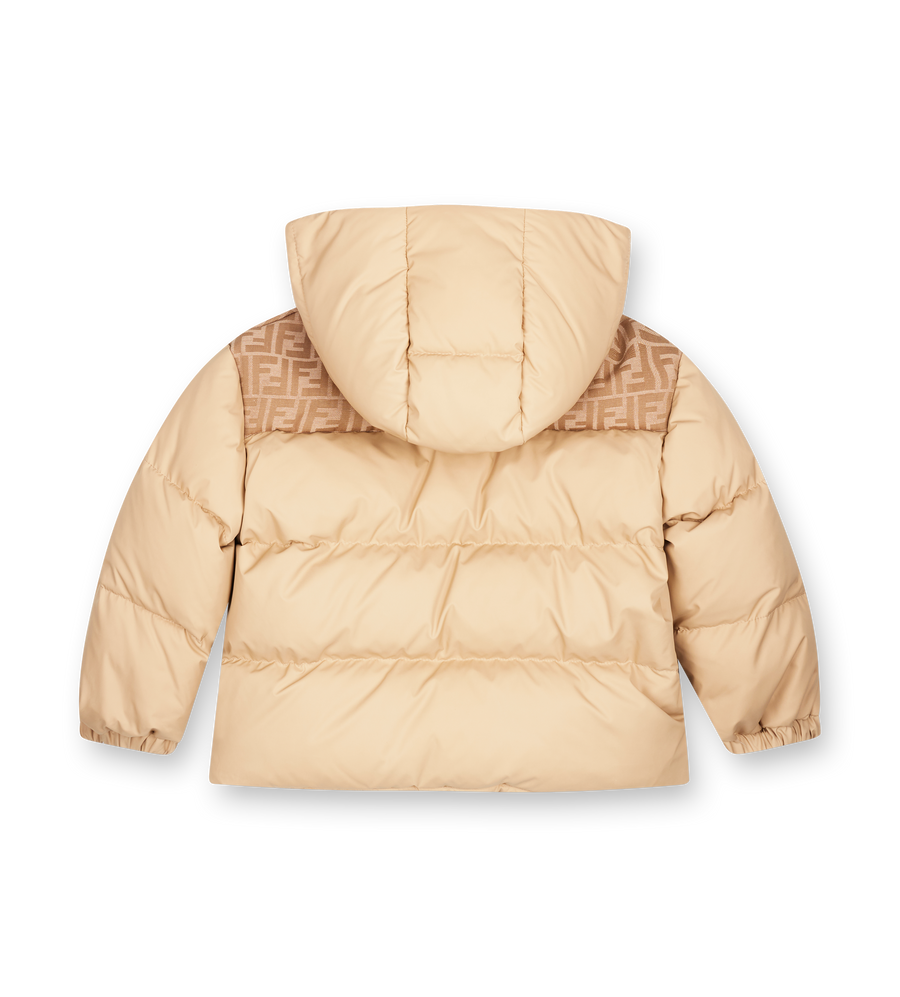 Fendi Puffer Jacket in Beige (Kids)