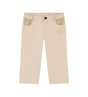 Kids Cotton Chino Trousers in Beige
