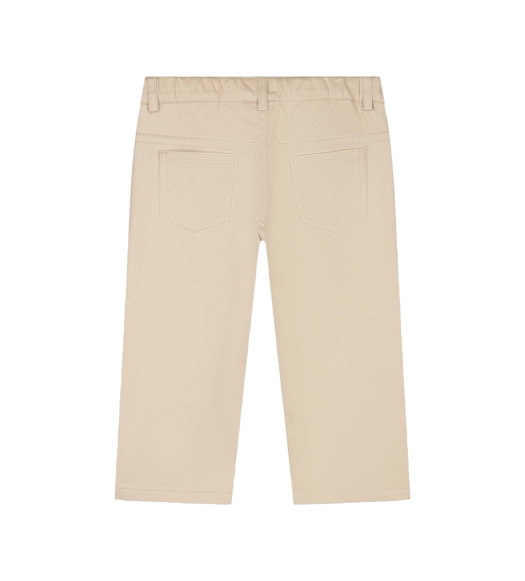 Fendi Kids Katoenen chinobroek in beige