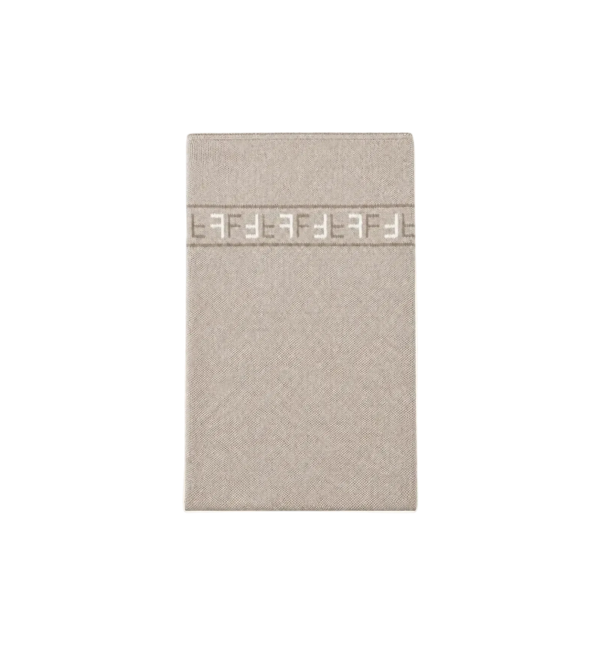 Baby first Blanket Knitted signature beige