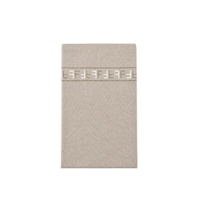 Baby first Blanket Knitted signature beige