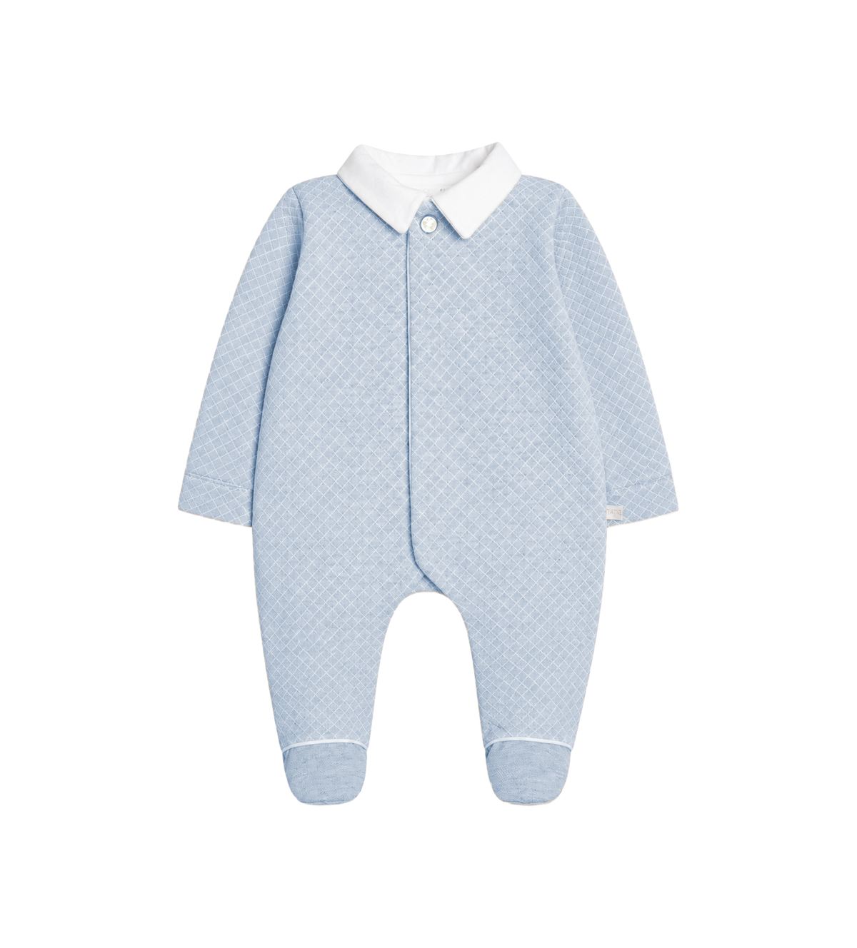 Baby Piqué teddy rompertje in blauw