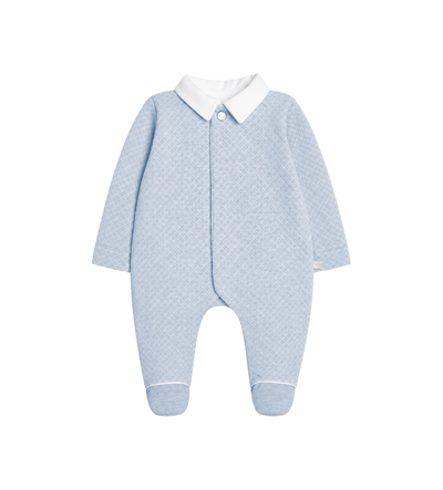 Baby Piqué teddy rompertje in blauw