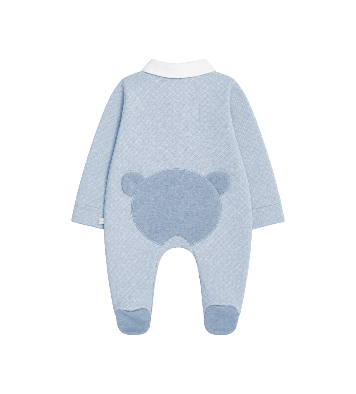 Baby Piqué teddy rompertje in blauw