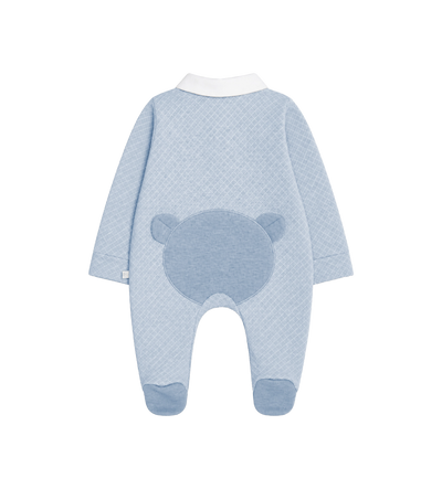 Baby Piqué teddy rompertje in blauw