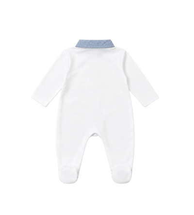 Baby rompertje teddy in wit