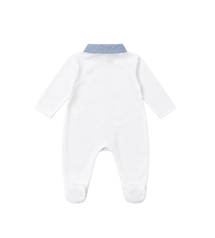 Baby rompertje teddy in wit