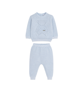First Baby Knitted Gelegen in Azzuro