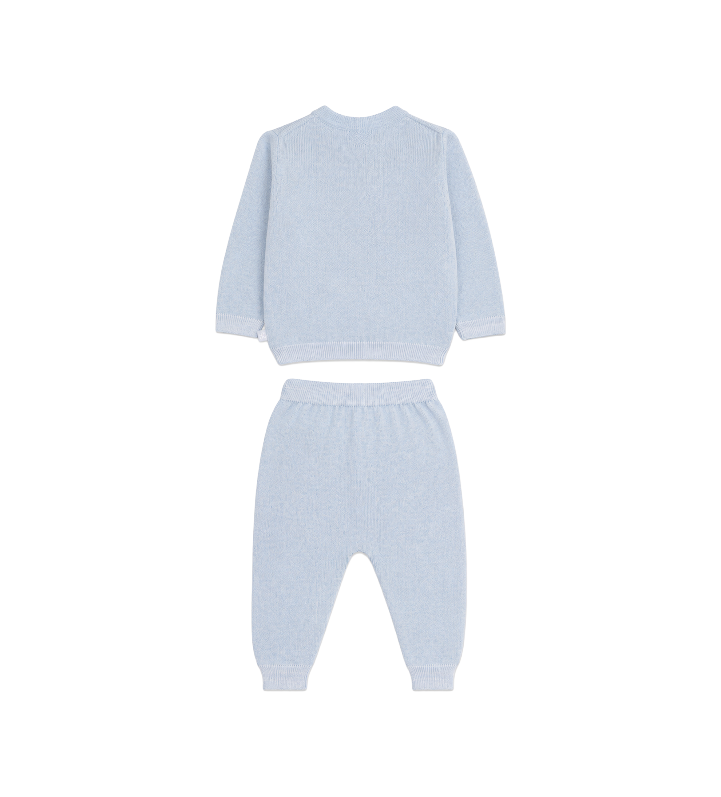 First Baby Knitted Set in Azzuro