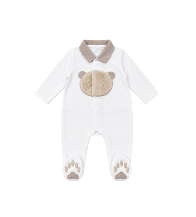 Baby cotton teddy romper