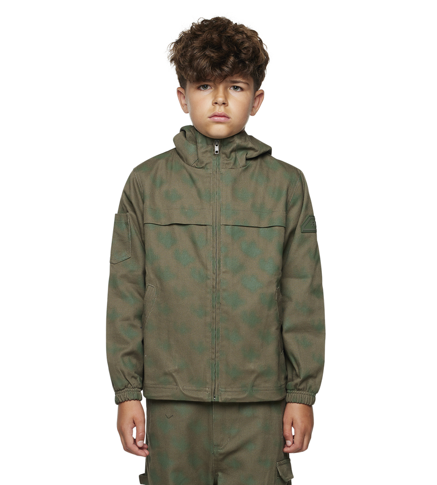 Square Logo Workwear Jacket Moss Green