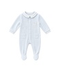 Baby Hemelsblauw gestreepte fluwelen pyjama