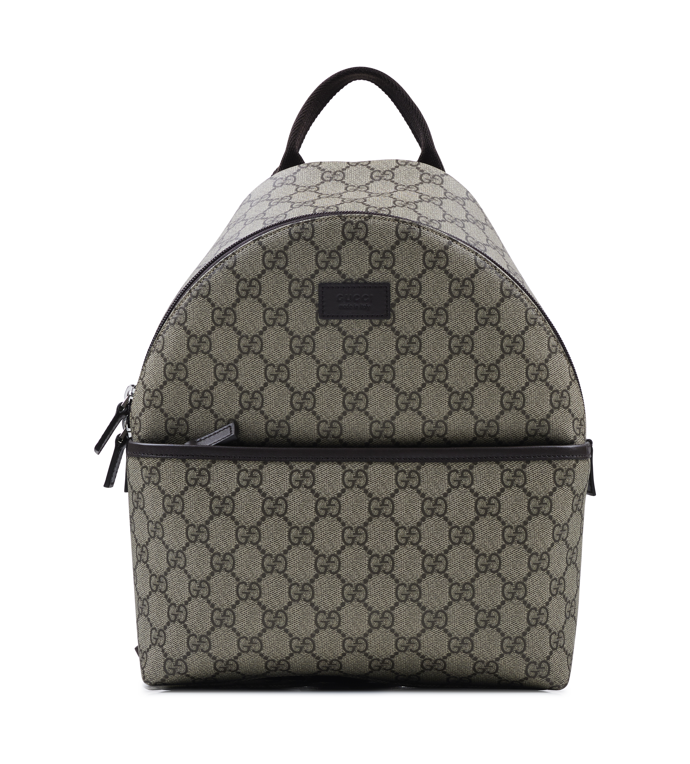 GG gucci backpack in beige / chocolate