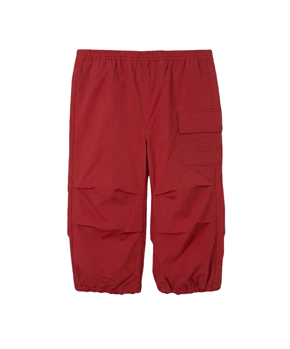 Gucci Baby Nylon Pants in Red