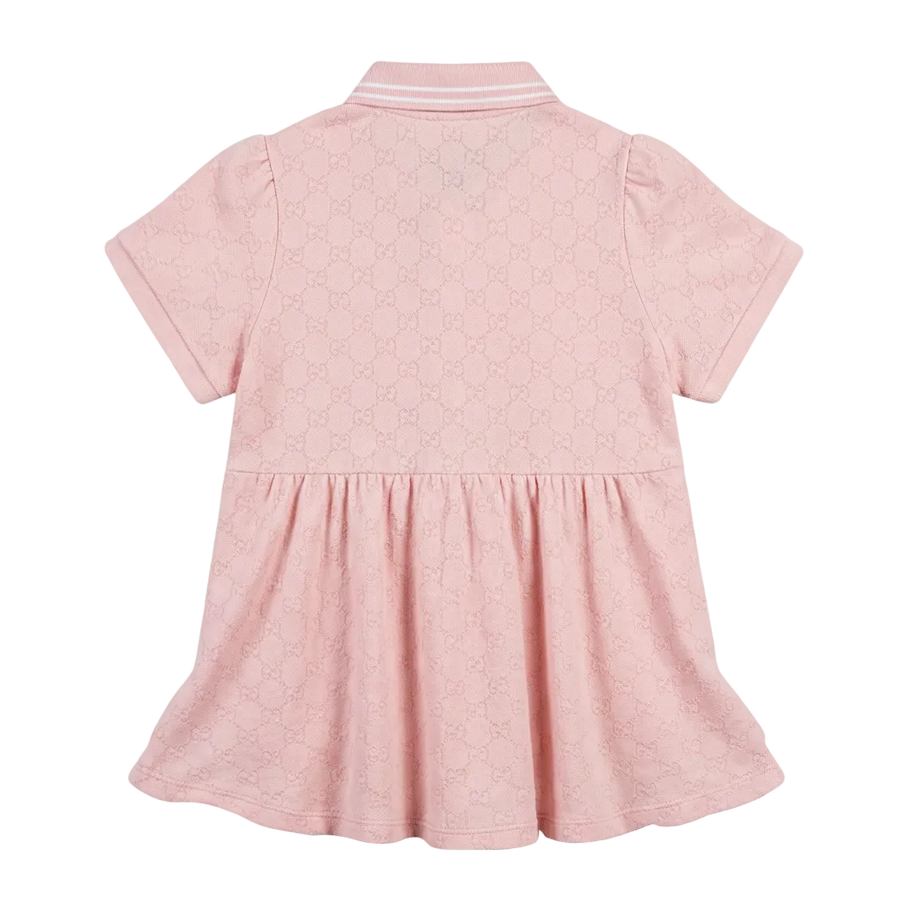 Gucci Kinderjurk van GG-katoen in roze