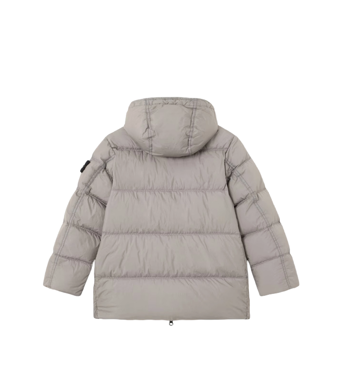 Kids Garment Dyed Donsjack Grijs