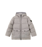 Kids Garment Dyed Crinkle Reps NY donsjack stoffig grijs