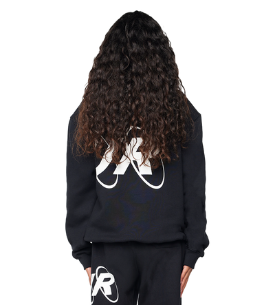 Big Circles Hoodie Zwart/Wit