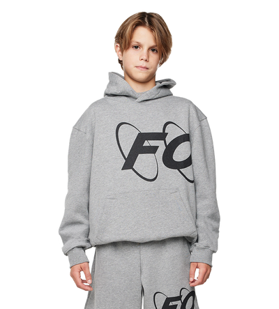 Big Circles Hoodie grijs/zwart