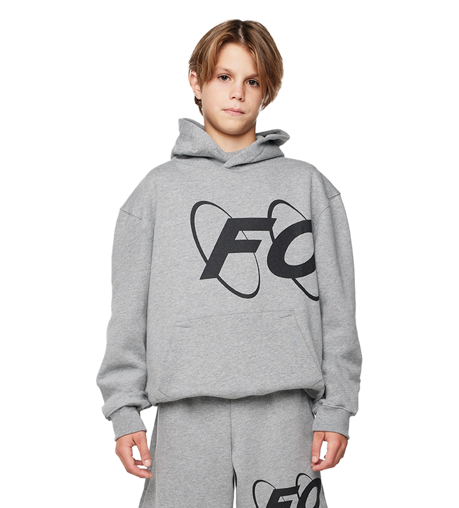 Big Circles Hoodie grijs/zwart