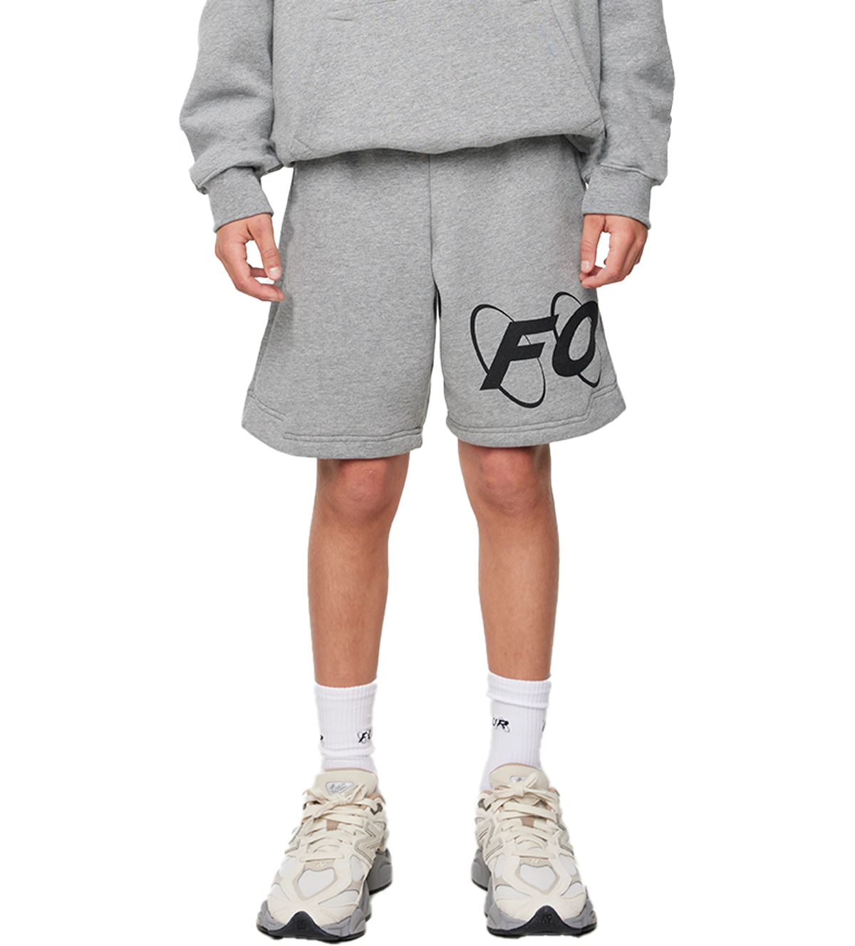 Big Circles Shorts Grijs/zwart